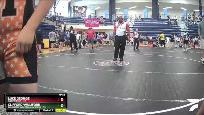 172 lbs Round 1 - Luke George, Independent vs Clifford Williford, Roundtree Wrestling Academy