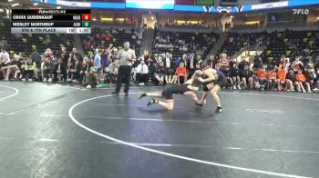 150 lbs 5th & 7th Place - Croix Gudenkauf, West Delaware, Manchester vs Wesley Northrup, Alburnett