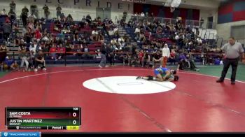 106 lbs Quarterfinal - Justin Martinez, Brawley vs Sam Costa, Olympian