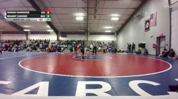 126 lbs Champ. Round 2 - Rowan Handshue, Spearfish vs Brandt Carubie, Natrona County