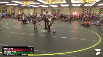 67 lbs Round 4 (6 Team) - Grayden Paris, Revival Blue vs Zach Paris, Bad Bass