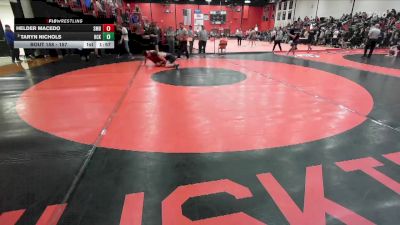 157 lbs Champ. Round 2 - Taryn Nichols, Columbia (HICKMAN) (MO) vs Helder Macedo, SCHAUMBURG (HS)