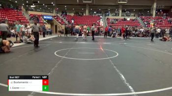 Round 3 - Josue Bustamante, Hoisington Jr Cardinals vs Isaiah Cazee, Rock Creek Wrestling Club