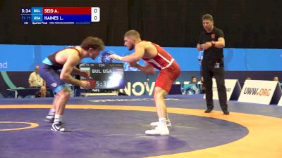 79 kg 1/4 Final - Aykan Seid, Bulgaria vs Levi Haines, United States