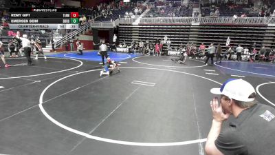 54 lbs Quarterfinal - Remy Gift, Team Montana vs Emersen Seim, Douglas WC