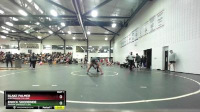 285 lbs Cons. Round 3 - Blake Palmer, Huntingdon College vs Enoch Shodeinde, Marian University (IN)