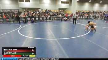 106 lbs Semifinal - Zack Samano, CA vs Matthew Tran, IA