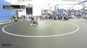 150 lbs Cons. Round 1 - Ben Hurley, Blue Valley Northwest vs Caleb Roberts, Shawnee Mission East