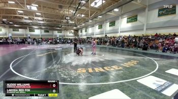 Round 1 - Alexis Williams, Sheridan Wrestling Club vs Lakoda Red Fox, Glendive Mat Devils