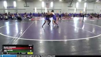 197 lbs Champ. Round 1 - Elias Cordero, Iowa Wesleyan vs Abe Michel, Loras