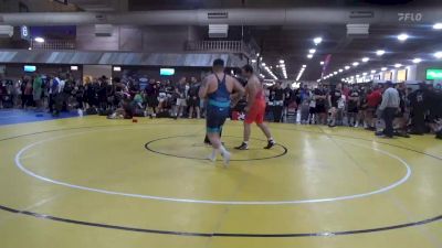 130 kg Round 1 - Austin Hagh-Panah, Sunnyvale Wrestling Club vs Anthony Martinez, Central Valley High School Wrestling