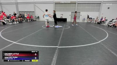 165 lbs Placement Matches (8 Team) - Zachery Little, Tennessee vs Sawyer Pugh, Louisiana Red