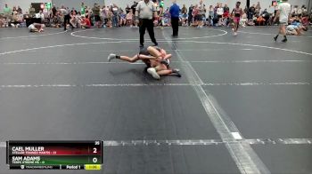 92 lbs Round 3 (6 Team) - Sam Adams, Terps Xtreme MS vs Cael Muller, Steller Trained Mantis