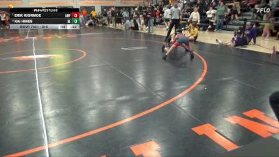 B-9 lbs 1st Place Match - Erik Kjormoe, Alburnett Mat Pack vs Kai Hines, DC Elite