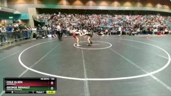 120 lbs Cons. Round 1 - George Renault, Sonora (Sonora) vs Cole Olsen, University