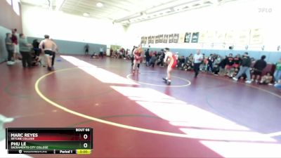 157 lbs Champ. Round 2 - Marc Reyes, Skyline College vs Phu Le, Sacramento City College