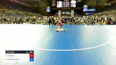 126 lbs Cons 32 #1 - Caleb Jones, OK vs Kai Christiansen, ID