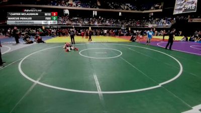 5A 150 lbs Quarterfinal - Carter McLaughlin, Whitehouse vs Marcus Perales, Mission Sharyland Pioneer