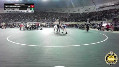 B5A-138 lbs Cons. Semi - Anthony Noble, McAlester vs Matthew Snyder, El Reno