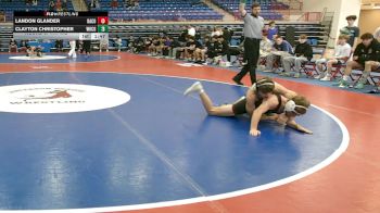 132 lbs Round 5: 4th Wb - Clayton Christopher, White County vs Landon Glander, Dawson County