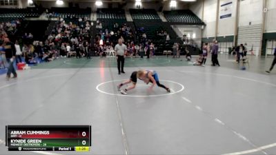 90 lbs Round 3 (8 Team) - Abram Cummings, GRIT vs Kynide Green, Midwest Destroyers