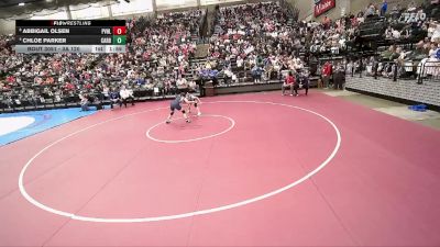 3A 120 lbs Quarterfinal - Abbigail Olsen, Providence Hall vs Chloe Parker, Carbon