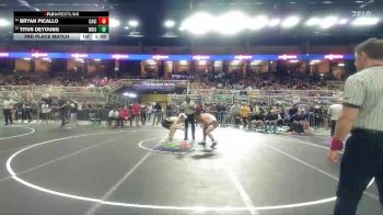150 1A 3rd Place Match - Bryan Picallo, Cardinal Gibbons vs Titus Deyoung, Merritt Island