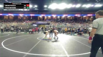 150 1A 3rd Place Match - Bryan Picallo, Cardinal Gibbons vs Titus Deyoung, Merritt Island