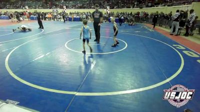 46 lbs Consi Of 4 - Colton Tecumseh, Mojo Grappling Academy vs George Wagoner, Division Bell Wrestling