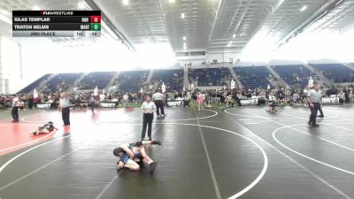 82 lbs 2nd Place - Silas Templar, Run To Danger vs Traton Nelms, Mantanona TC