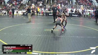 46 lbs Cons. Round 4 - Malakai Rosas, Capital City WC vs Ryder Clay, Anchor Bay WC