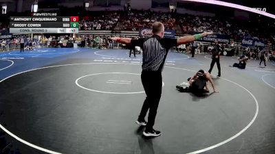 D 1 157 lbs Cons. Round 5 - Anthony Cinquemano, Brother Martin vs Brody Cowen, Baton Rouge