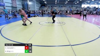 160 lbs Rr Rnd 1 - Colt Campbell, Combat Athletics Black vs Ayden King, Barnesville