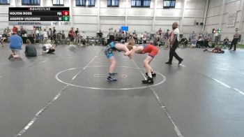 110 lbs Quarterfinal - Kolton Ross, Prodigy Wrestling Academy vs Andrew Uszenski, Valley Central