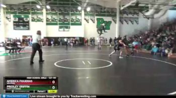 137 lbs Round 1 - Presley Griffin, Faith Lutheran vs America Figueras, Western