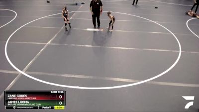 49 lbs Cons. Round 3 - James Luoma, Big Lake Swarm Wrestling Club vs Zane Godes, Lakeville Youth Wrestling