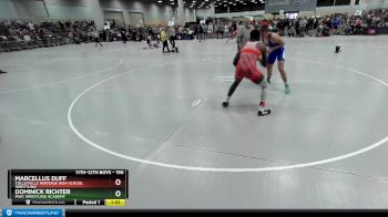 190 lbs Champ. Round 1 - Marcellus Duff, Colleyville Heritage High School Wrestling vs Dominick Richter, MWC Wrestling Academy