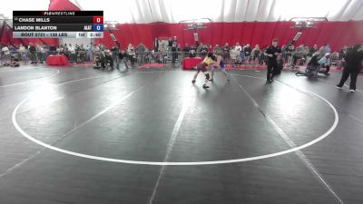 138 lbs Cons. Rd Of 16 - Chase Mills vs Landon Blanton, Alber Athletics