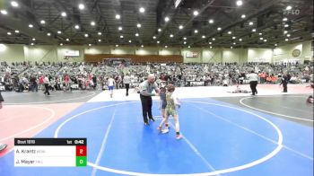 64 lbs Consi Of 4 - Ayverie Krantz, Nevada Elite WC vs Jazmine Mayer, Fallon Outlaws WC