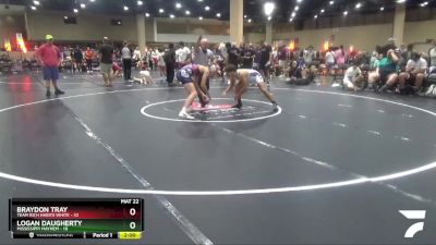 165 lbs Round 5 (6 Team) - Logan Daugherty, Mississippi Mayhem vs Braydon Tray, Team Rich Habits White