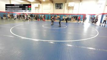 Boys 215 lbs Cons. Round 1 - Abdullah Barhoush, Milpitas&nbsp;Boys vs Tomas Salvador, Hollister Boys