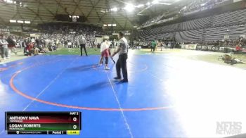 1A 285 lbs Semifinal - Logan Roberts, Montesano vs Anthony Nava, Toppenish