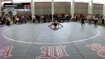 120 lbs Champ. Round 2 - Emilio Escobar, California vs Silas Gomez, Colorado