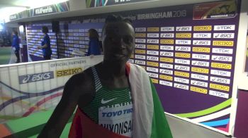 Francine Niyonsaba After Winning 800m Gold