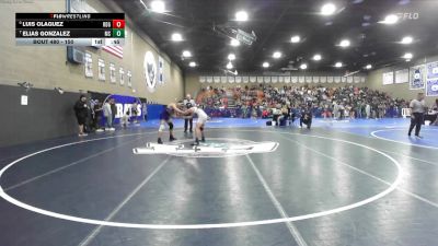 150 lbs 7th Place Match - Luis Olaguez, Ridgeview vs Elias Gonzalez, Madera South