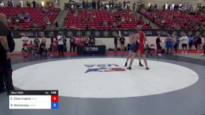 78 kg Round 3 - Cal Cherrington, Wild West Wrestling Club vs Dennis McInerney, Texas