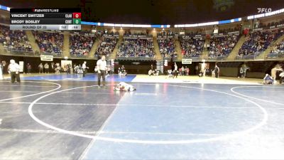 50 lbs Round Of 32 - Vincent Switzer, Clarion vs Brody Bosley, Central York