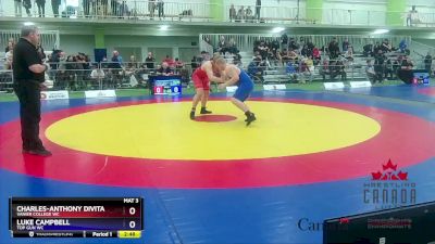 92kg Champ. Round 1 - Charles-Anthony Divita, Vanier College WC vs Luke Campbell, Top Gun WC