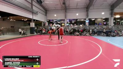 144 lbs Cons. Round 5 - Logan Baldez, Austin Texas Wrestling Club vs Gabriel Bower, Amped Wrestling Club