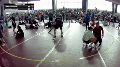 126 lbs Champ. Round 1 - Caiden Rosario, Ohio vs Jackson Olson, Hononegah Wrestling Club